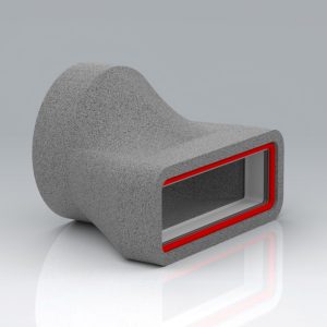 204x60mm to 125mm Rapid Self-Seal Thermal Adaptor