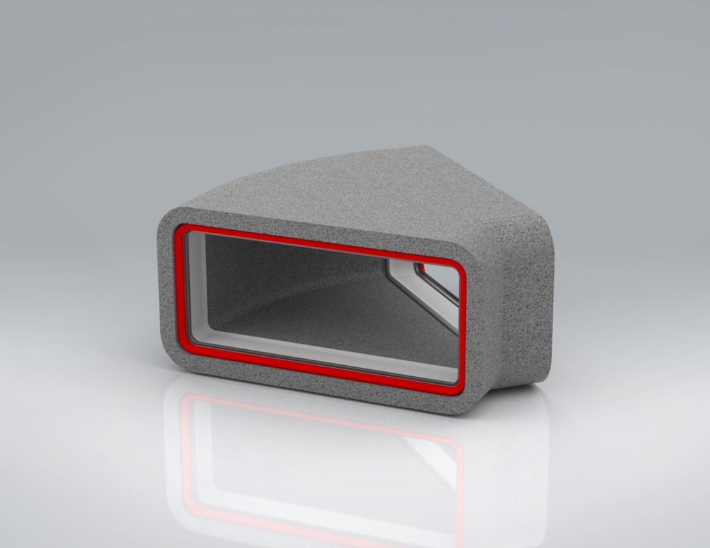 220x90mm 45º Horizontal Rapid Self-Seal Thermal Bend