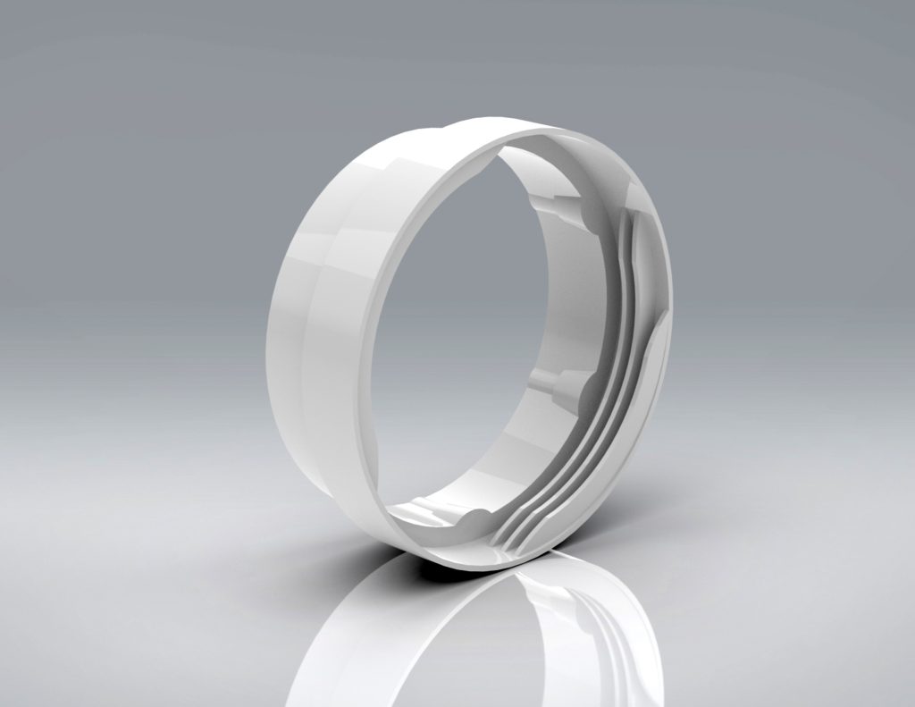 125mm Round Threaded Hose Connector
