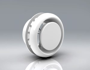 100mm Round Plastic Ceiling Valve
