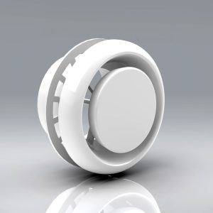 100mm Round Plastic Ceiling Valve