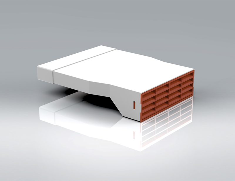 234x29mm Airbrick Adaptor with Grilles